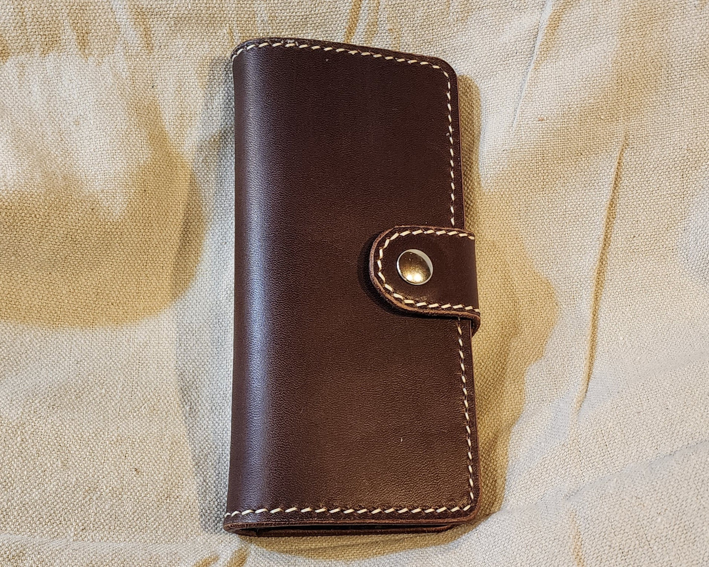 Lady's Snap Wallet Mahogany