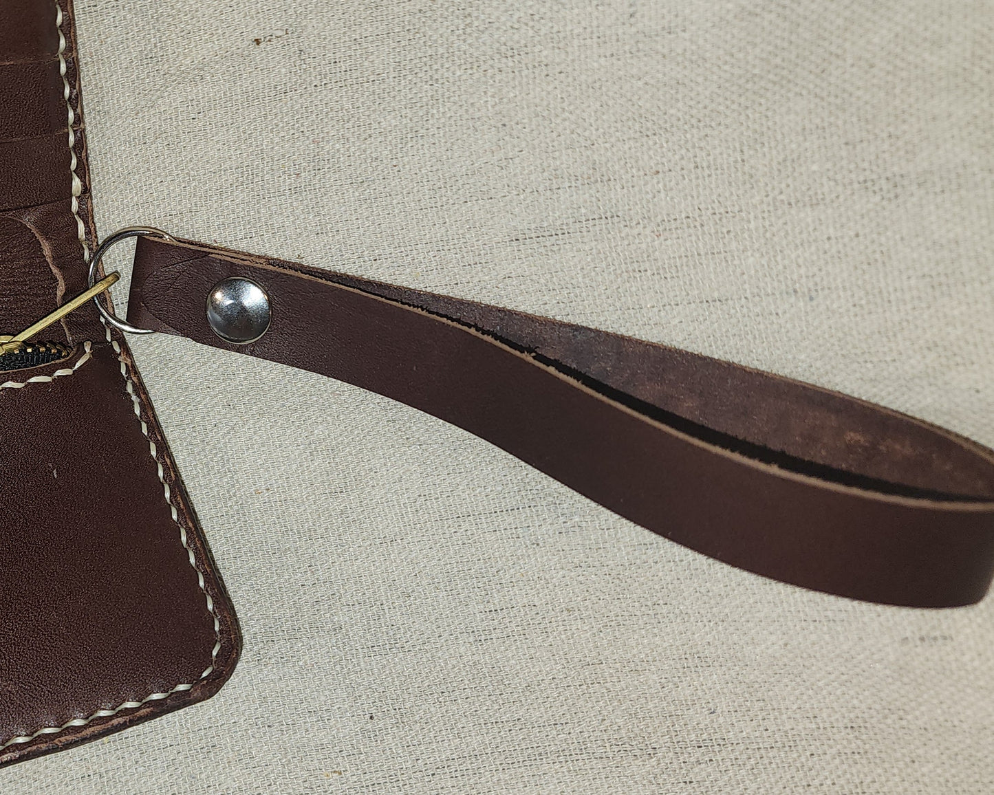 Lady's Snap Wallet Mahogany