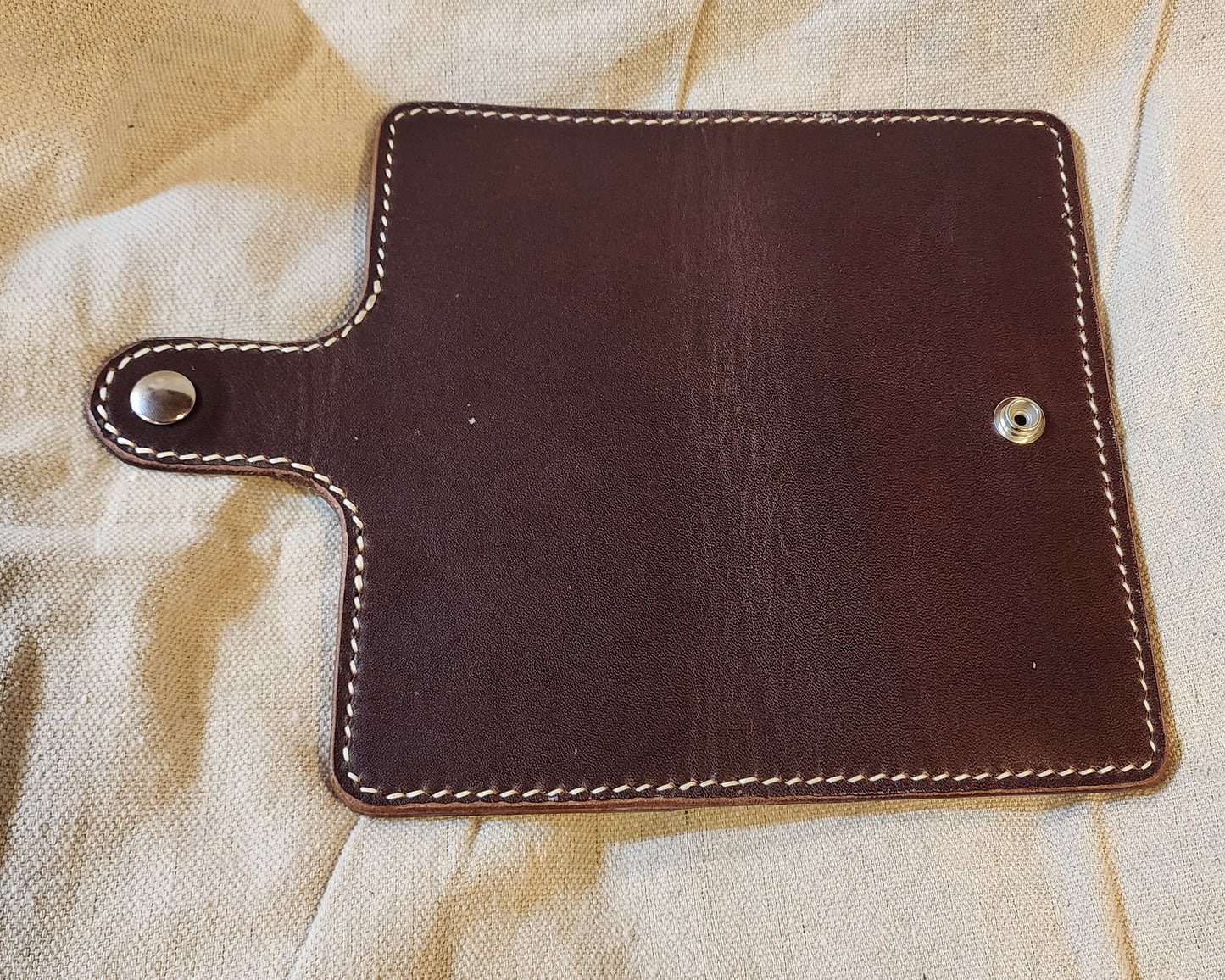 Lady's Snap Wallet Mahogany